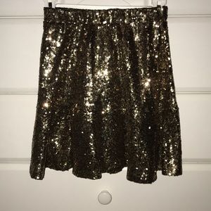 sparkly/sequenced skirt from target